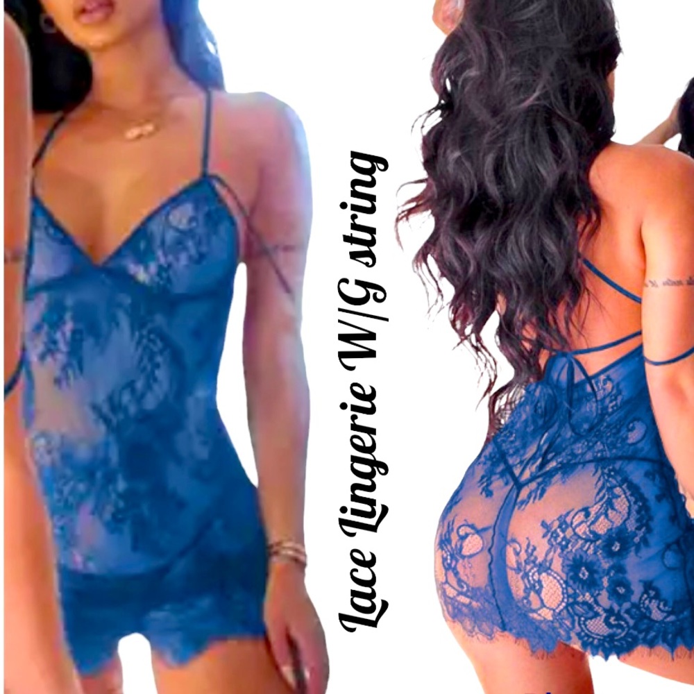 🛑 Sexy Halter lace lingerie set